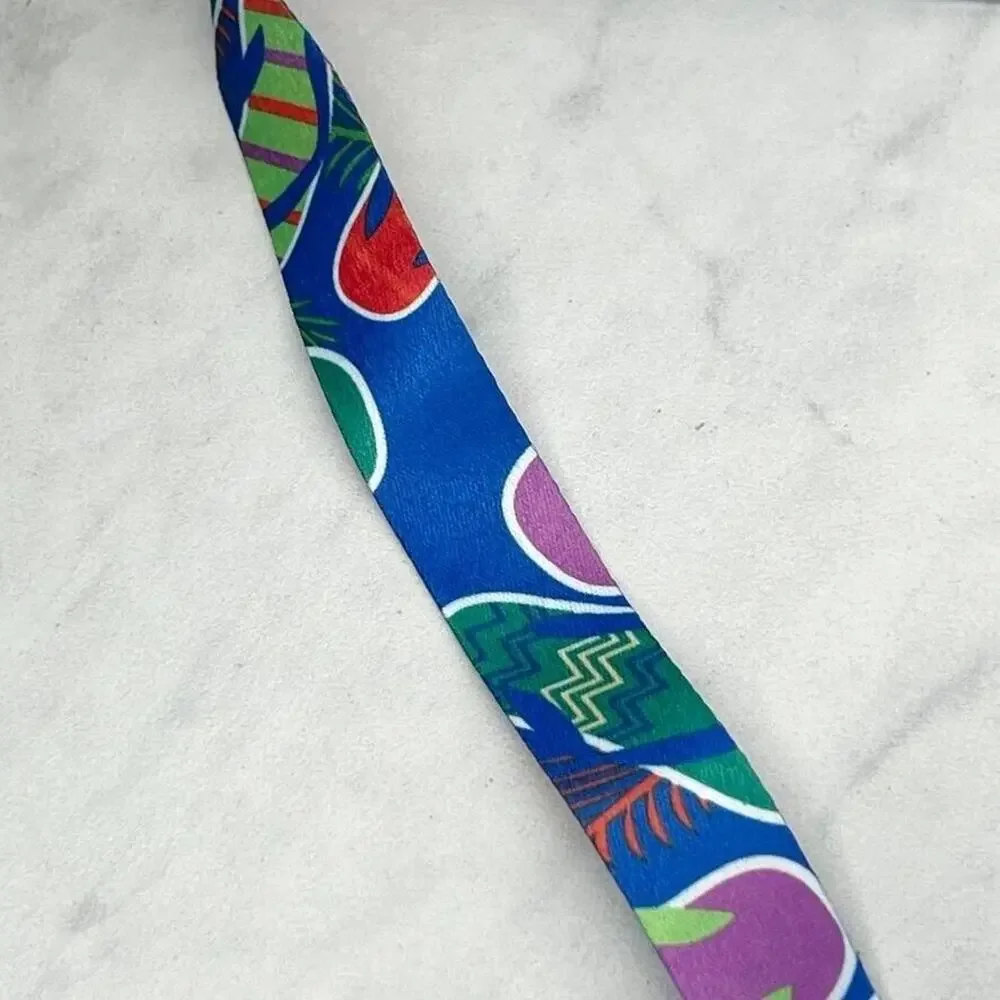 Colorful Flip Flop ID Badge Holder Lanyard Necklace